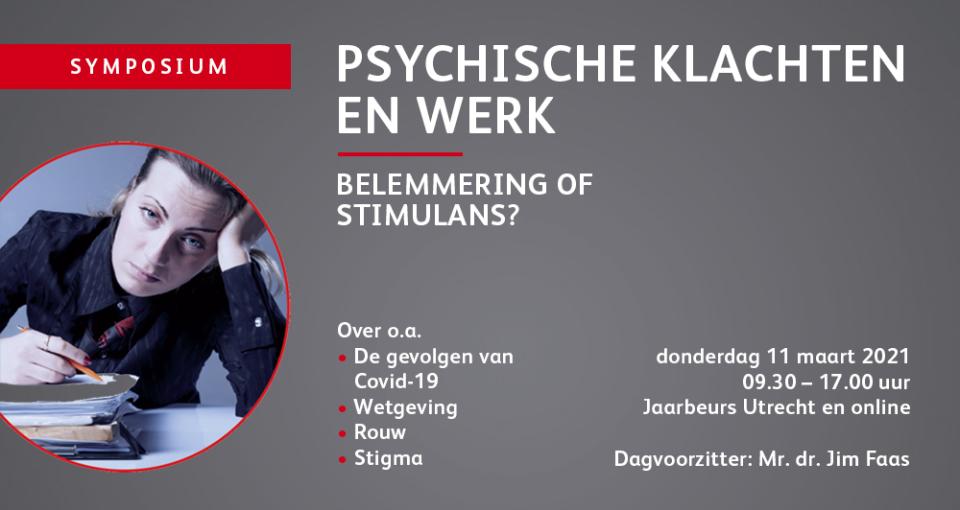 Symposium: Psychische klachten en werk