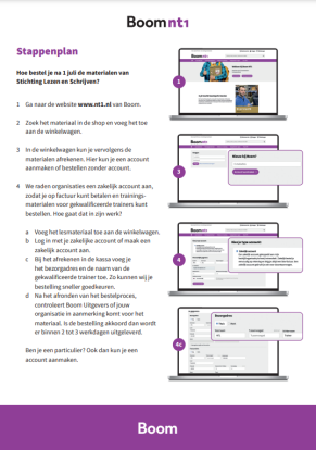 Zo bestel je trainingsmateriaal op NT1.nl